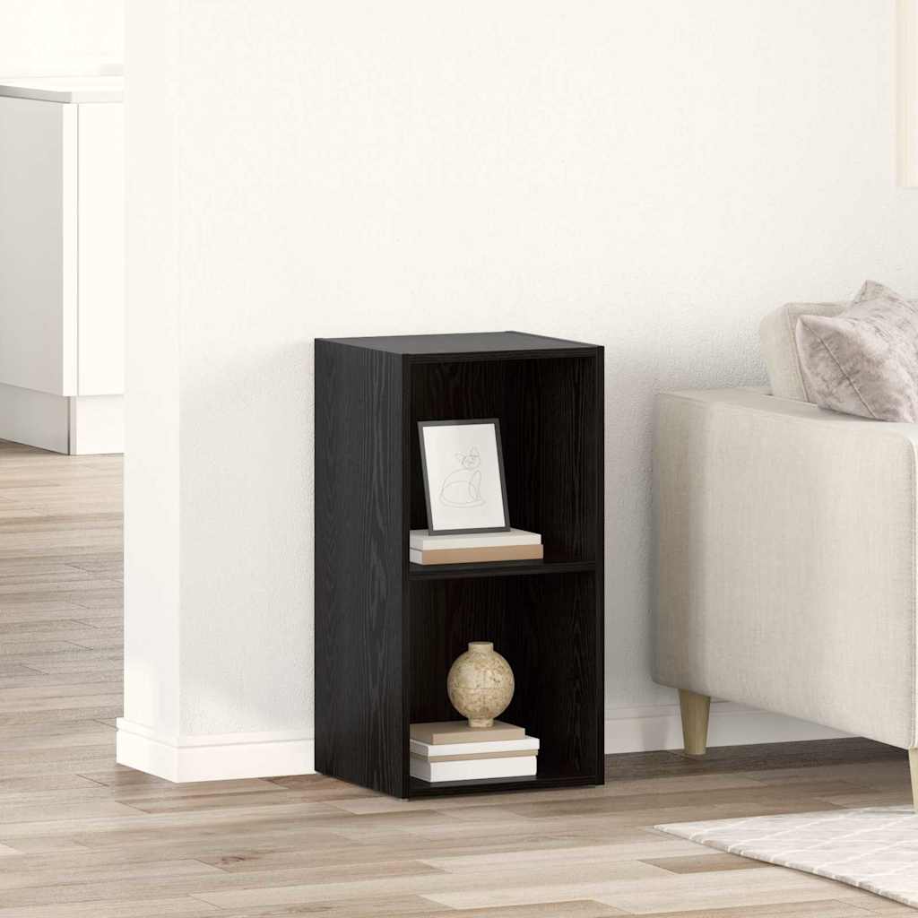 TV Cabinet Set Black 72 x 35 x 37 cm Engineered Wood