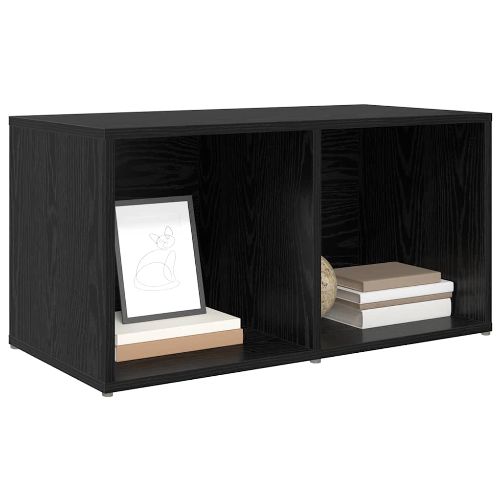 TV Cabinet Set 72 x 35 x 37 cm Black Engineered Wood