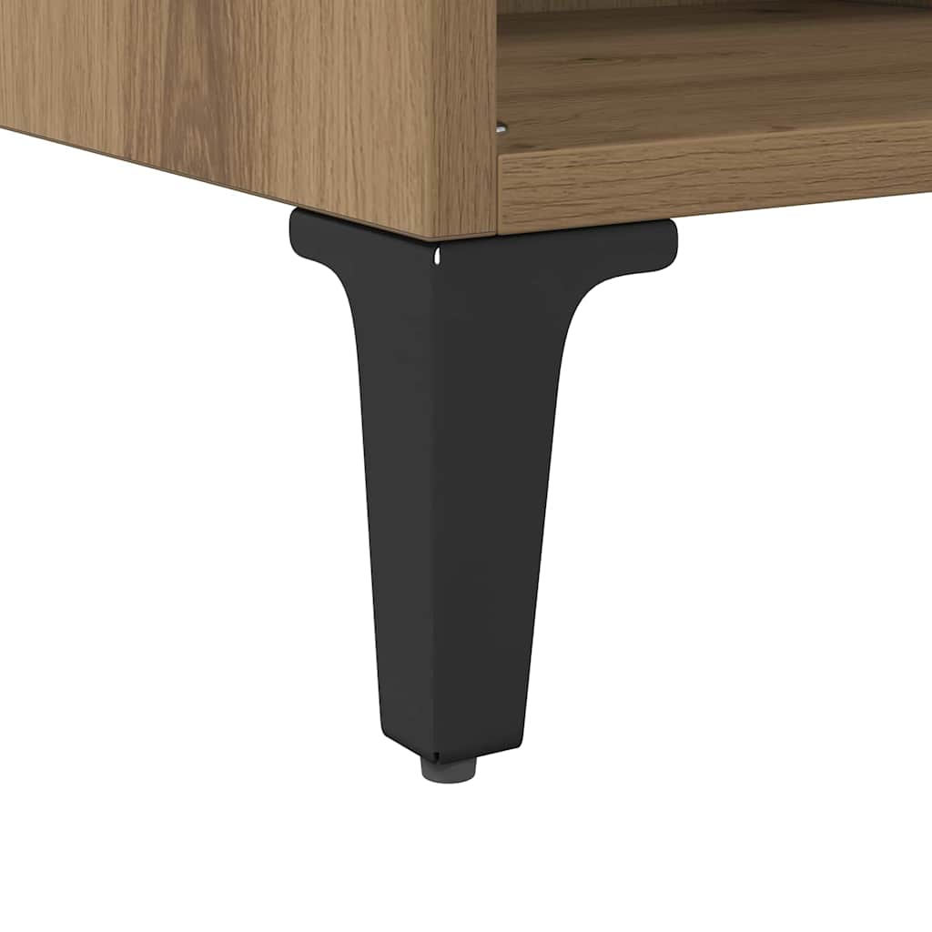 TV Cabinet Set Wall-mounted Brown Engineered Wood