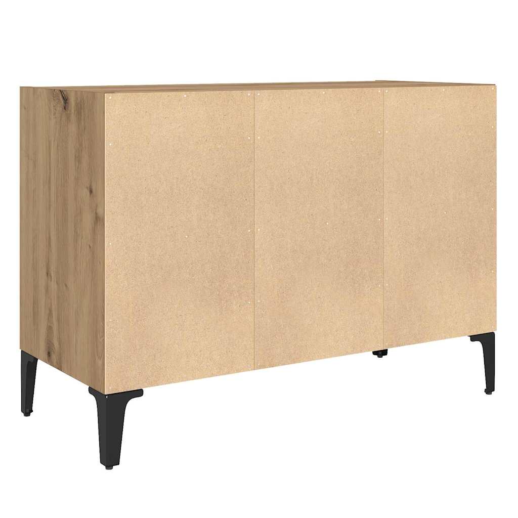 TV Cabinet Set Wall-mounted Brown Engineered Wood