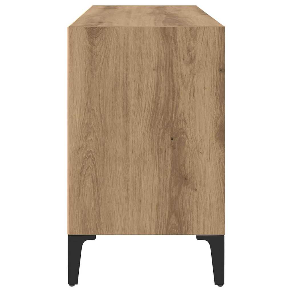 TV Cabinet Set Wall-mounted Brown Engineered Wood