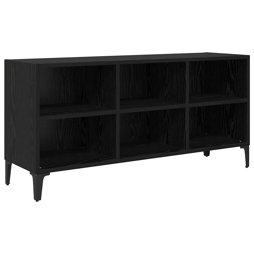 TV Cabinet Set Black 103.5 x 30 x 50 cm Engineered Wood