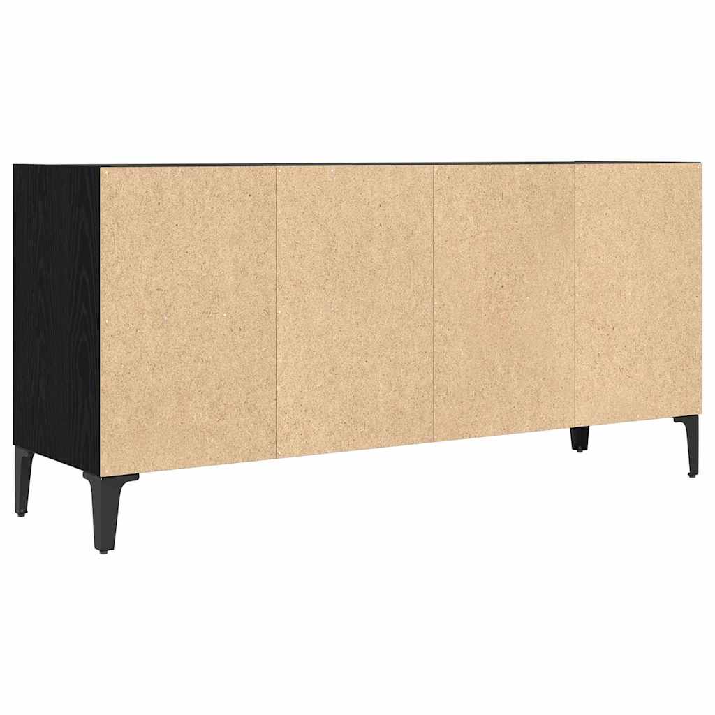 TV Cabinet Set Black 103.5 x 30 x 50 cm Engineered Wood