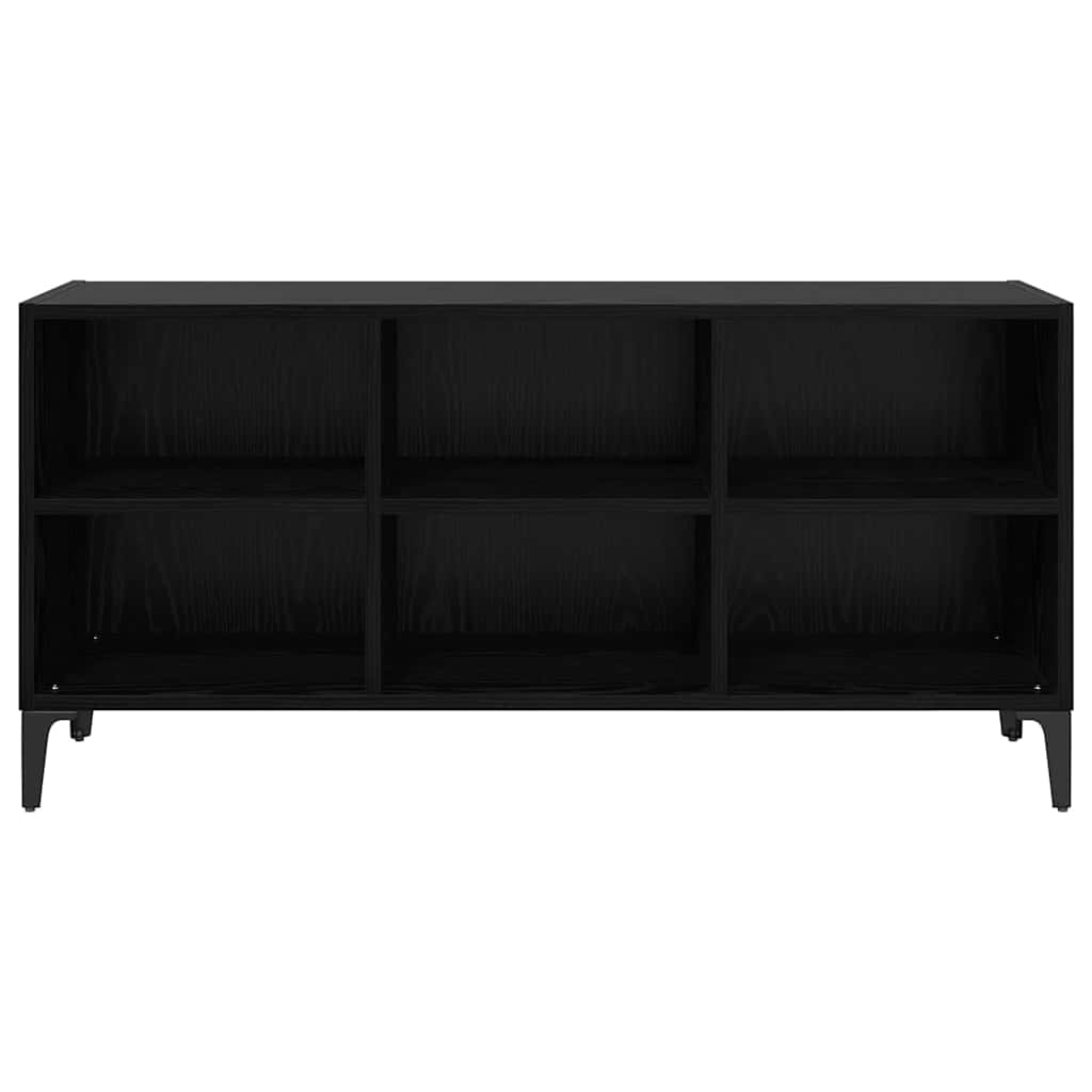 TV Cabinet Set Black 103.5 x 30 x 50 cm Engineered Wood