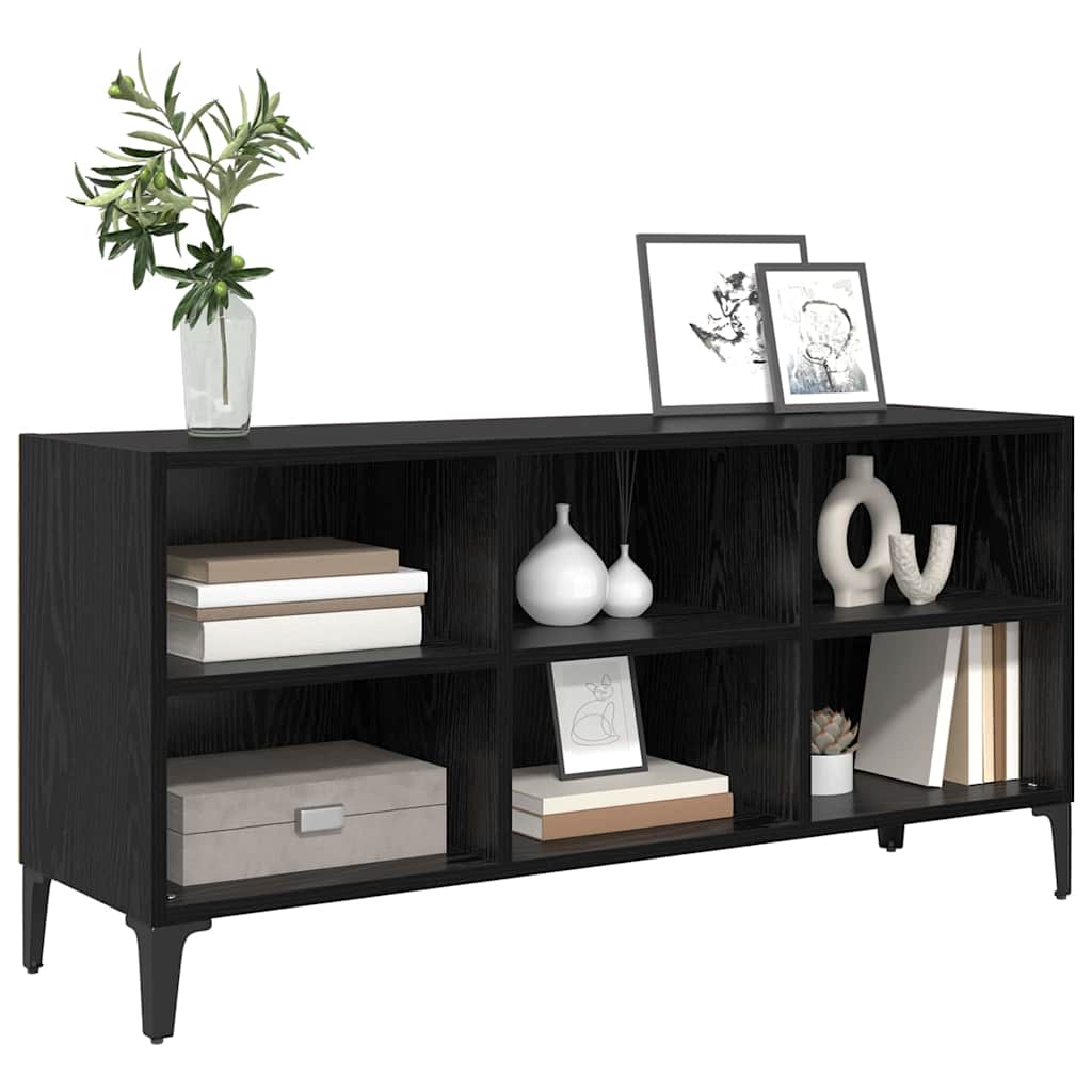 TV Cabinet Set Black 103.5 x 30 x 50 cm Engineered Wood