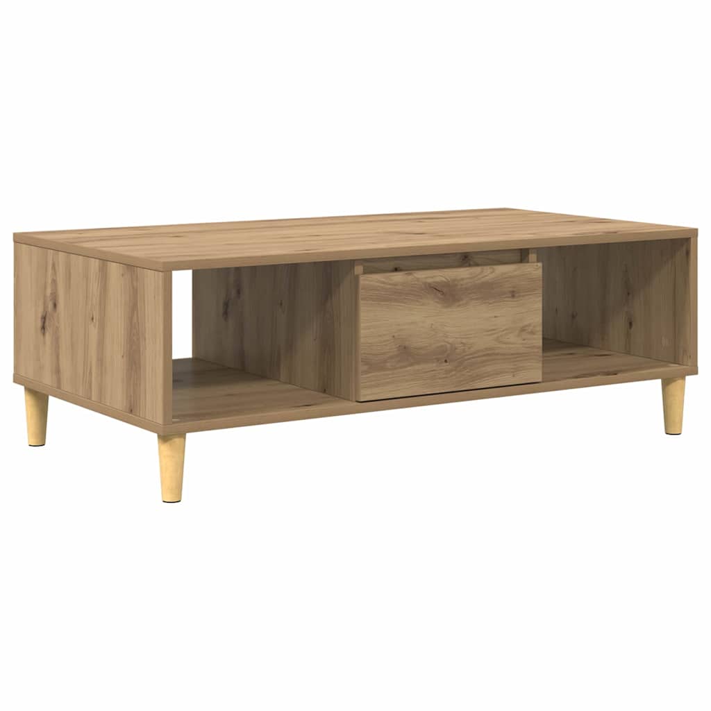 Coffee Table Artisan Oak 102 x 55 x 35 cm Engineered Wood