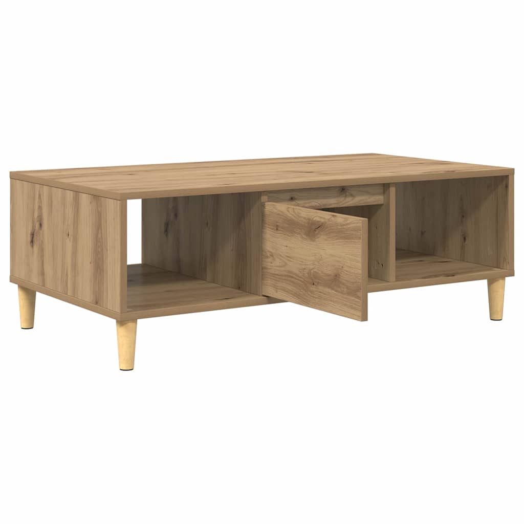 Coffee Table Artisan Oak 102 x 55 x 35 cm Engineered Wood