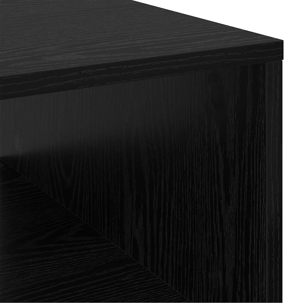 Coffee Table Black Oak 102 x 55 x 35 cm Engineered Wood