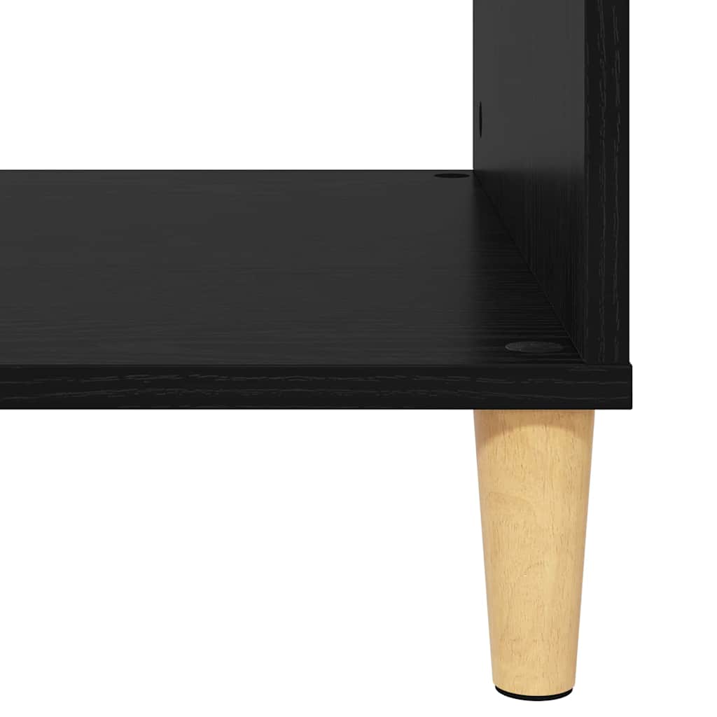 Coffee Table Black Oak 102 x 55 x 35 cm Engineered Wood