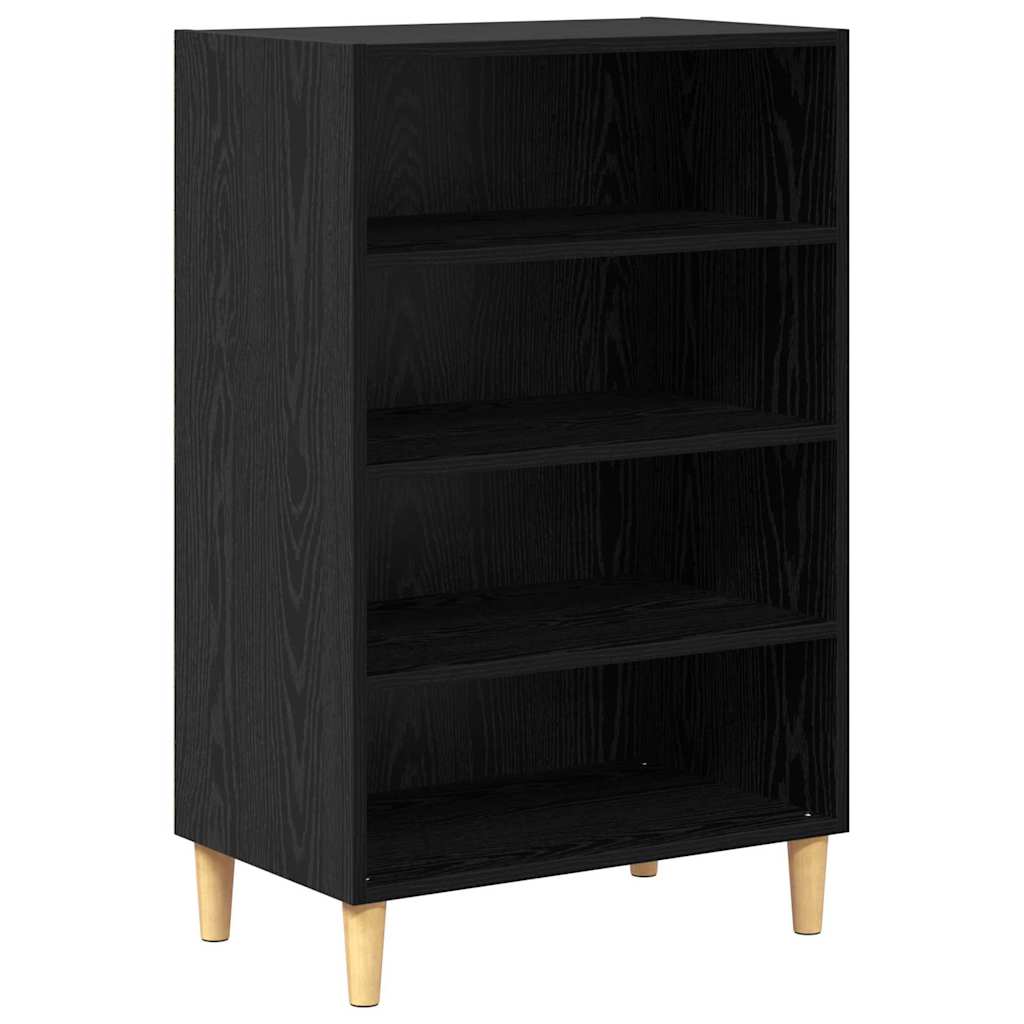 Sideboard Black Oak 57 x 35 x 89.5 cm Engineered Wood