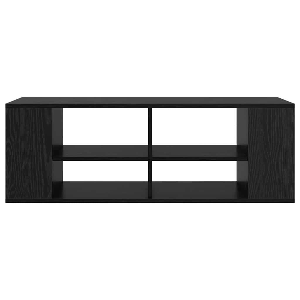 TV Cabinet Set 102 x 35 x 35 cm Black Oak Engineered Wood