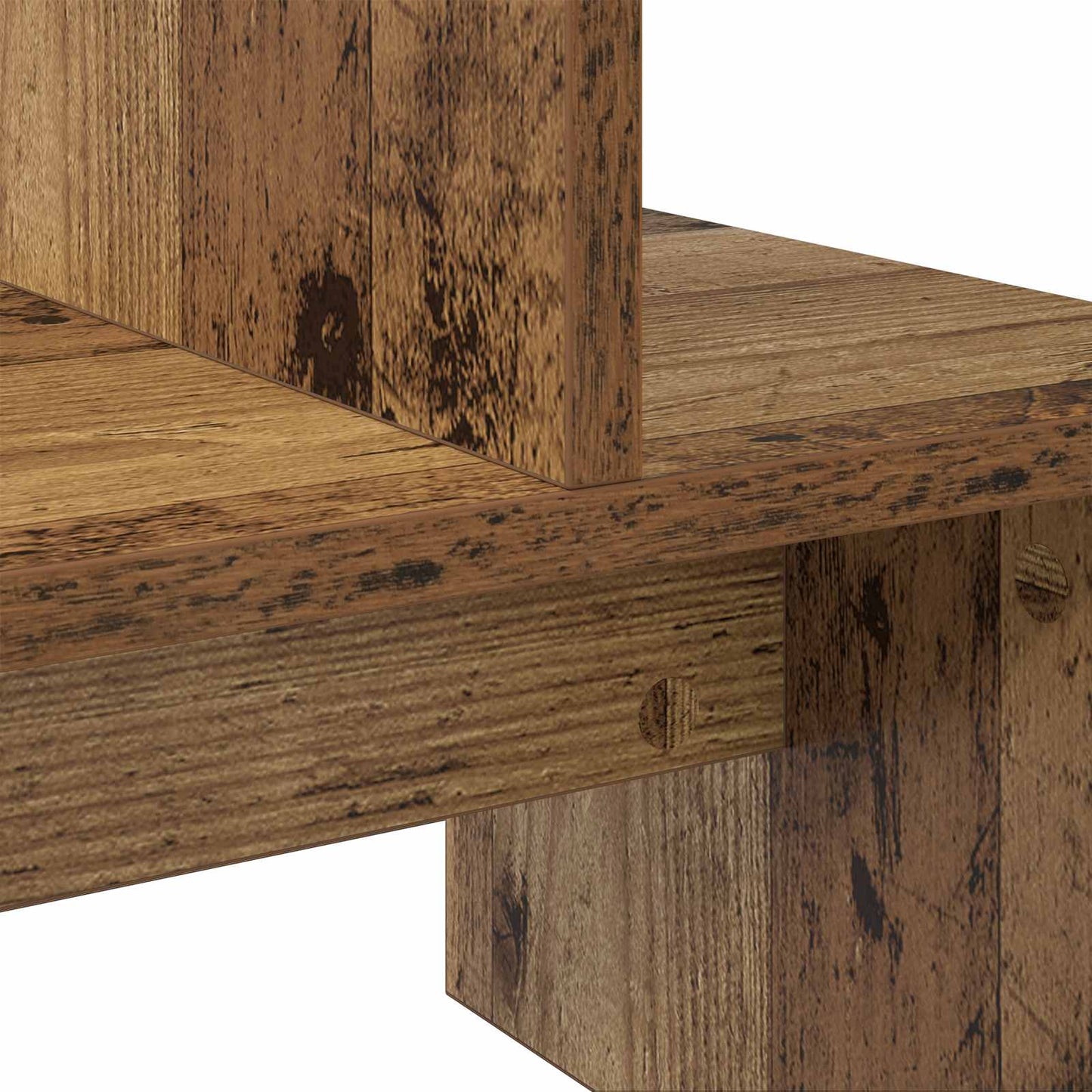 TV Cabinet Set Old Wood 180 x 30 x 43 cm Engineered Wood