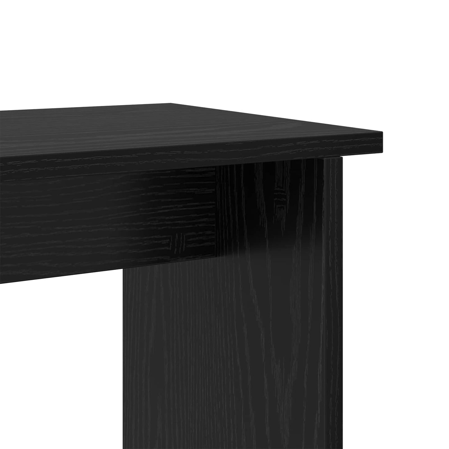TV Cabinet Set Black Oak 180.5 x 30 x 43 cm Engineered Wood