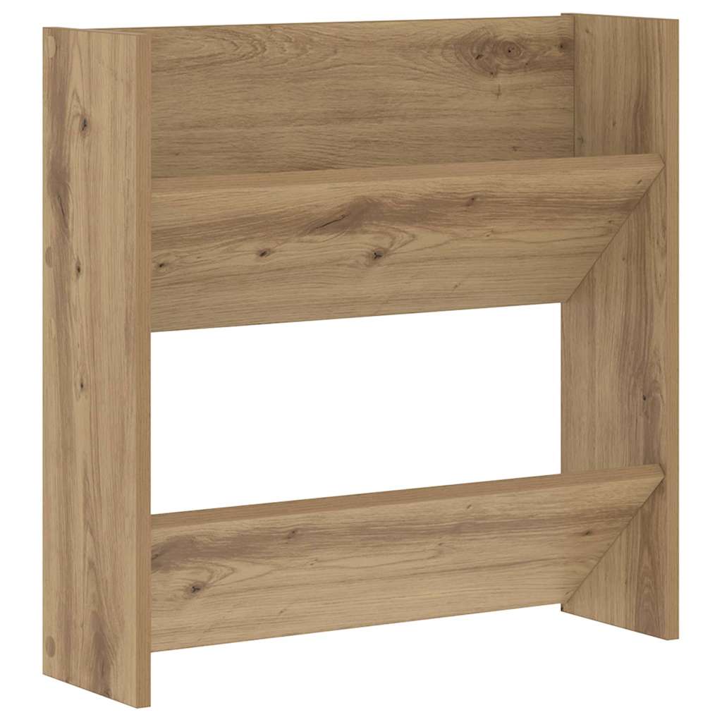 Shoe Cabinet Artisan Oak 60 x 18 x 60 cm Engineered Wood
