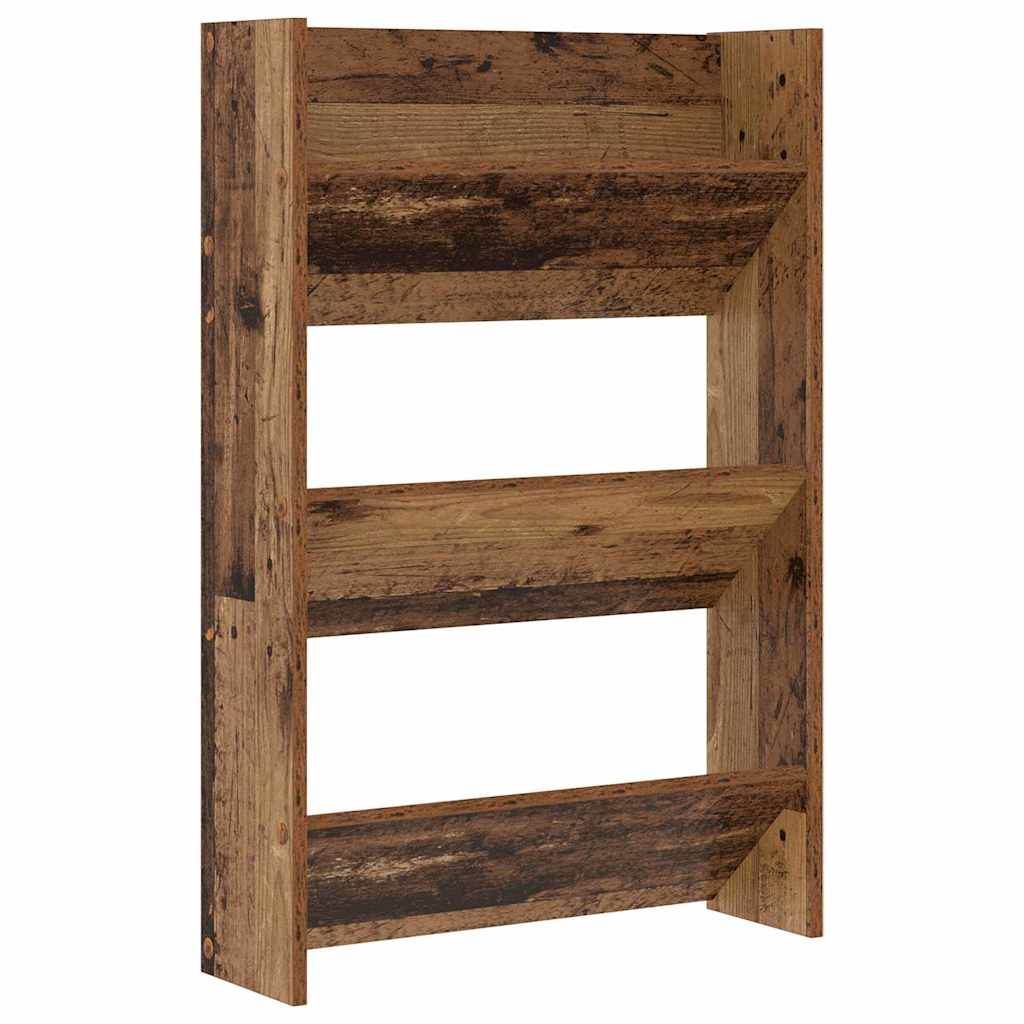Shoe Cabinet Old Wood 60 x 18 x 90 cm Engineered Wood