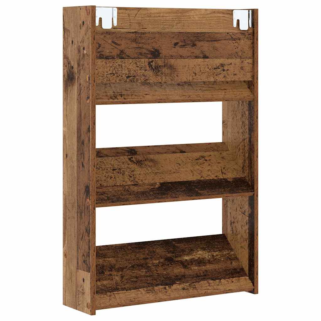 Shoe Cabinet Old Wood 60 x 18 x 90 cm Engineered Wood