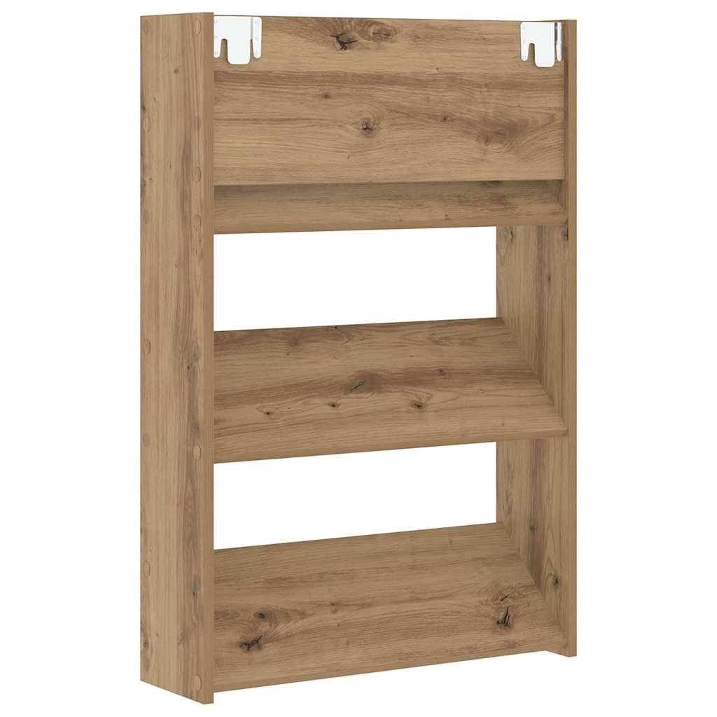 Shoe Cabinet Artisan Oak 60 x 18 x 90 cm Engineered Wood