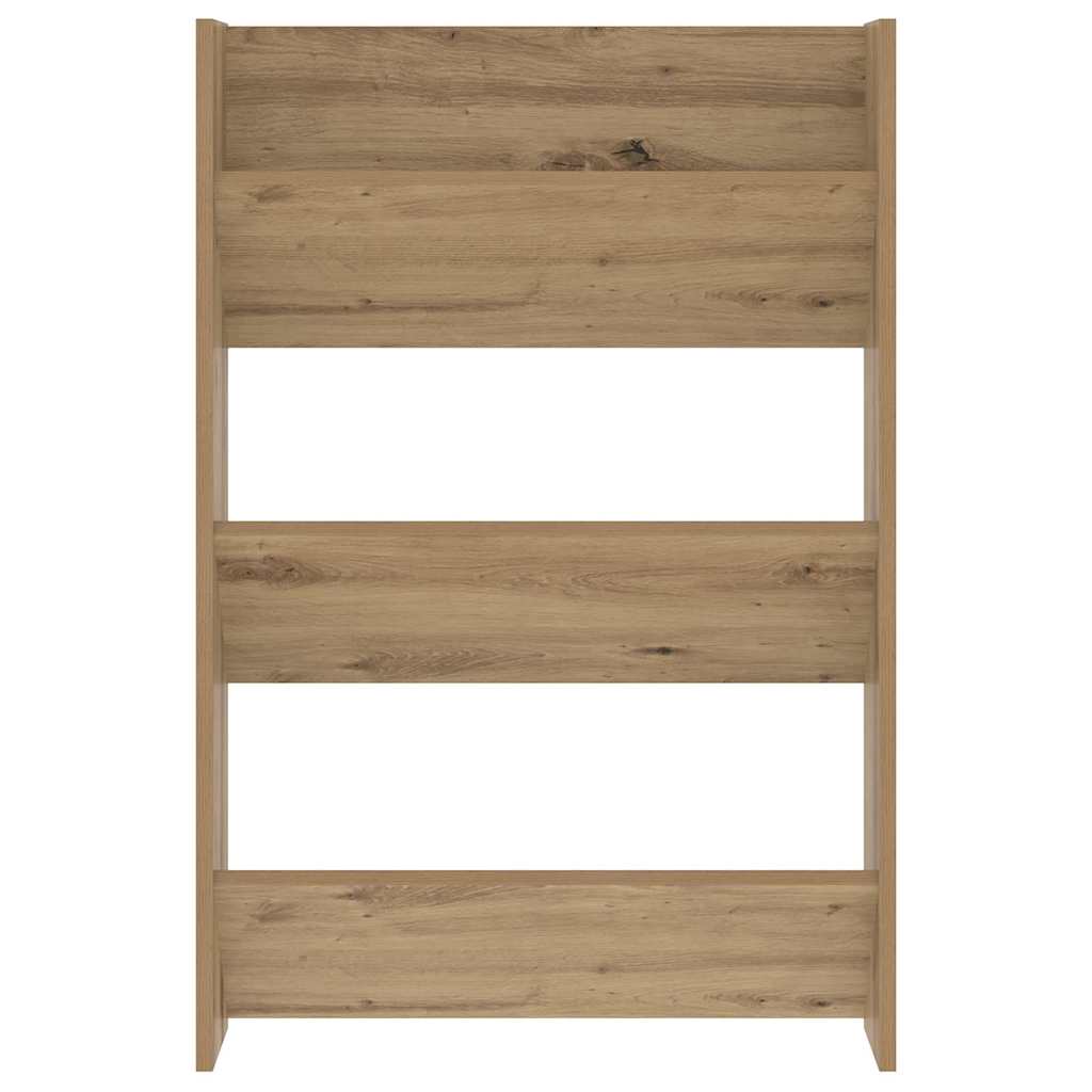 Shoe Cabinet Artisan Oak 60 x 18 x 90 cm Engineered Wood