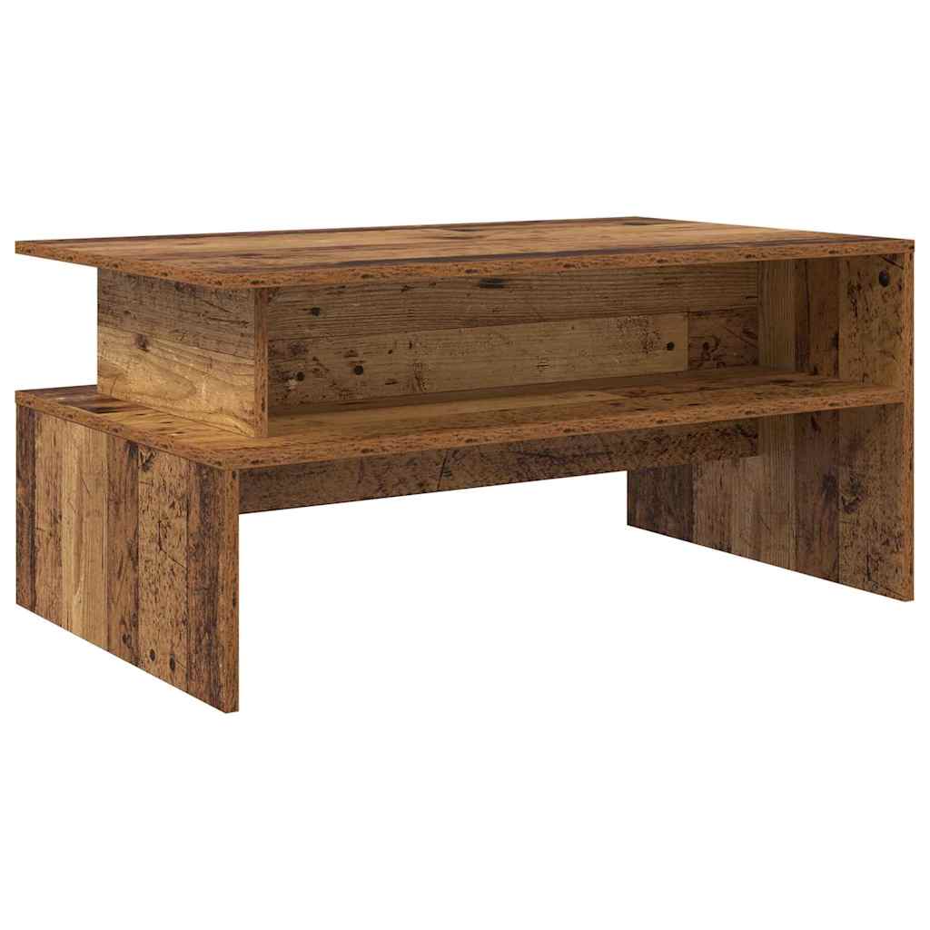 Coffee Table Old Wood 90 x 55 x 42.5 cm Engineered Wood