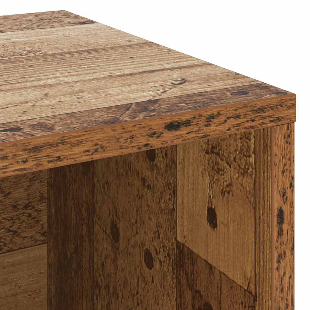 Shoe Bench Old Wood 103 x 30 x 54.5 cm Engineered Wood