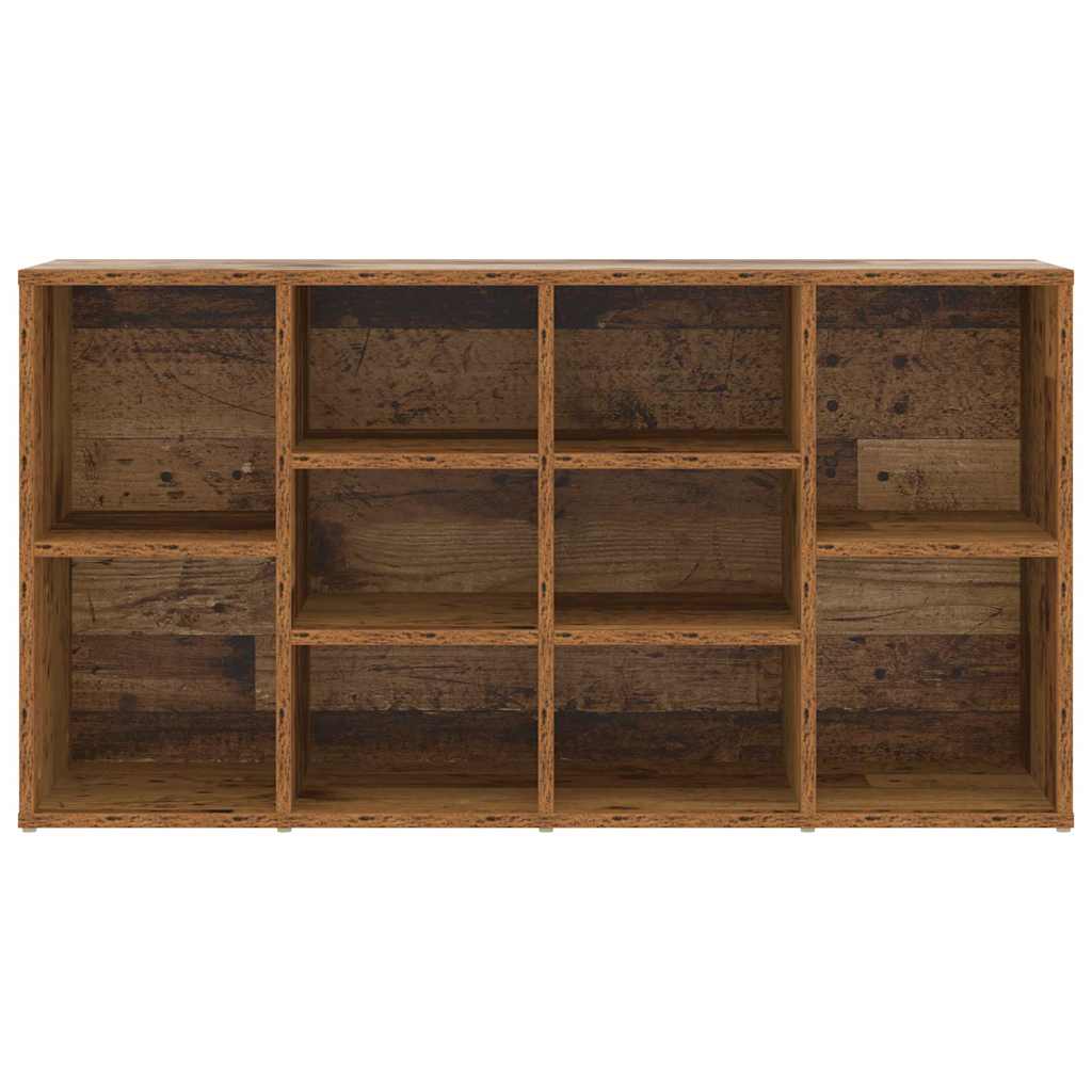 Shoe Bench Old Wood 103 x 30 x 54.5 cm Engineered Wood
