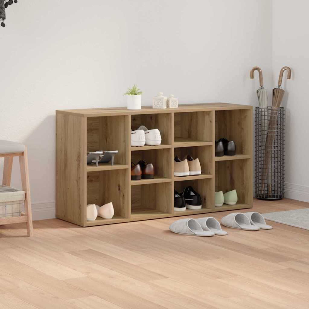 Shoe Bench Artisan Oak 103 x 30 x 54.5 cm Engineered Wood
