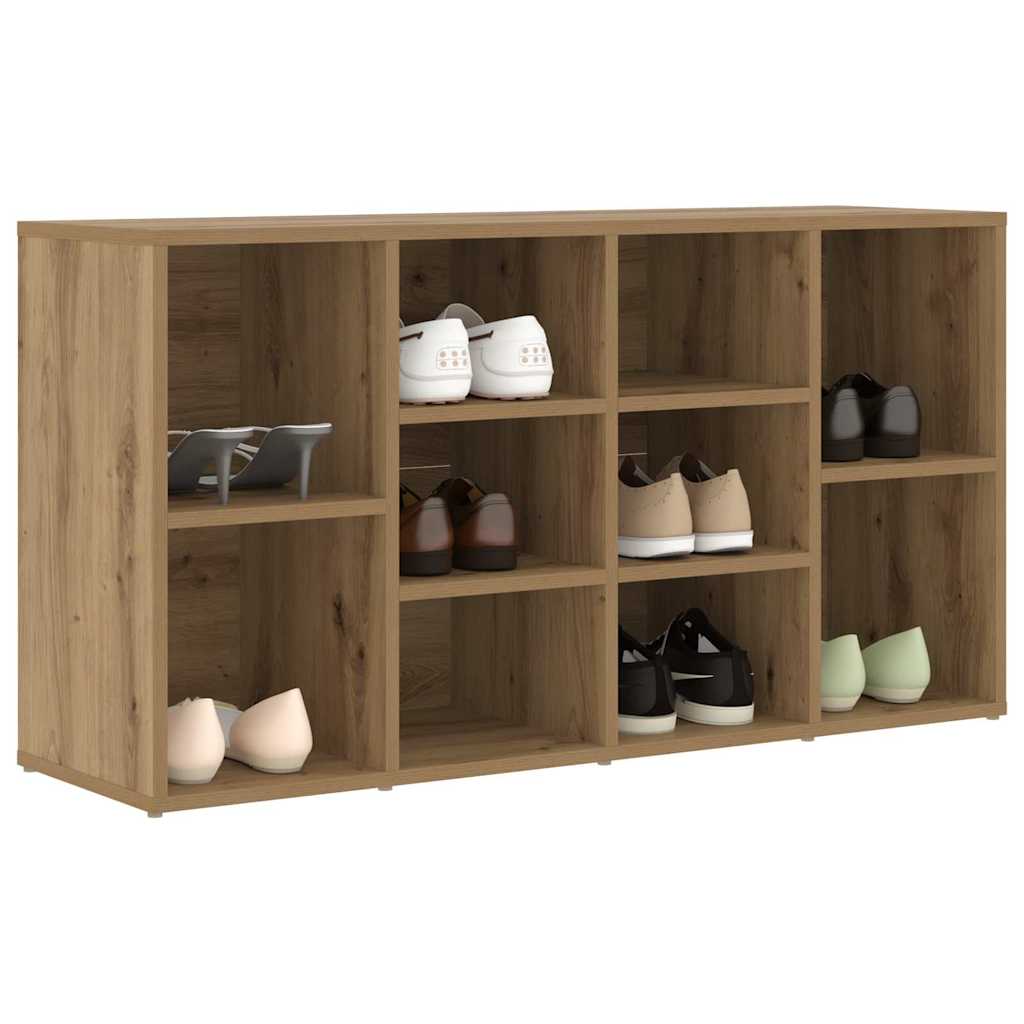Shoe Bench Artisan Oak 103 x 30 x 54.5 cm Engineered Wood