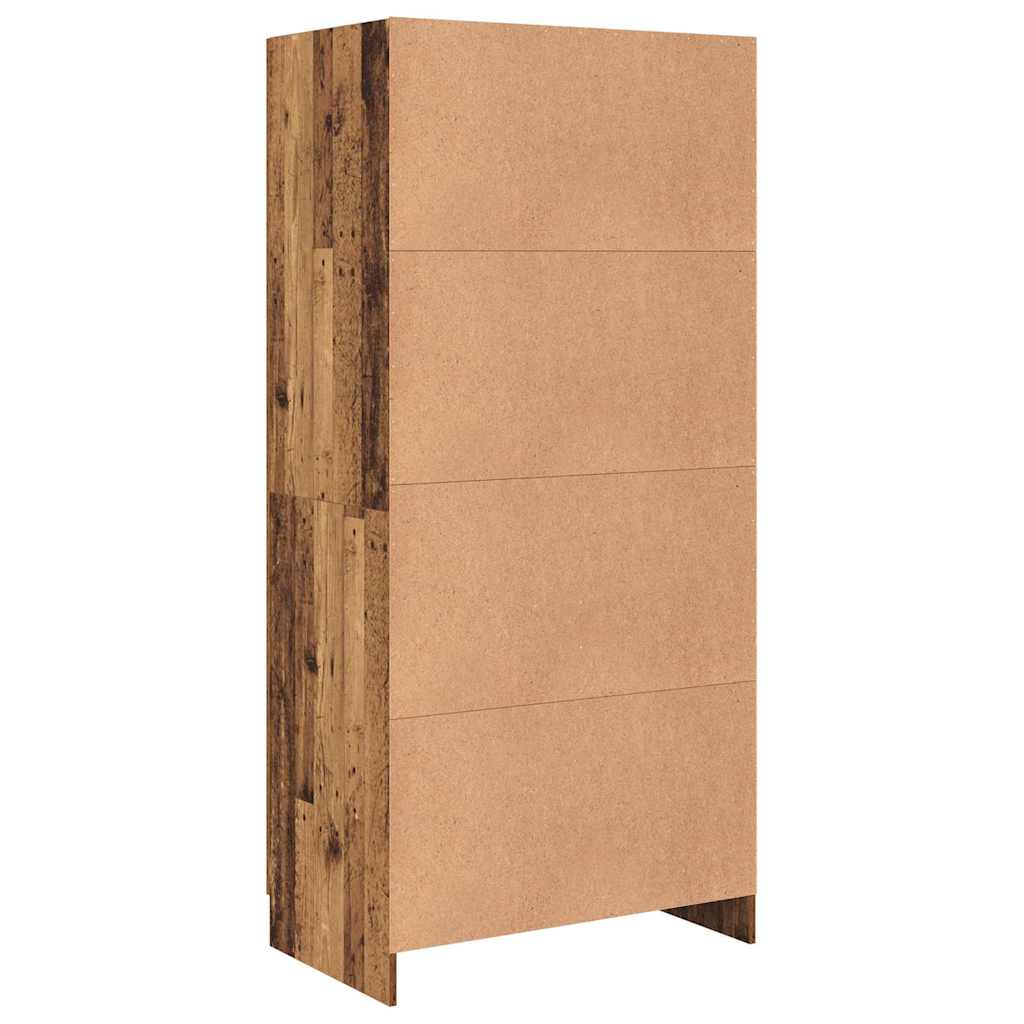 Wardrobe Old Wood 82.5 x 51.5 x 180 cm Engineered Wood