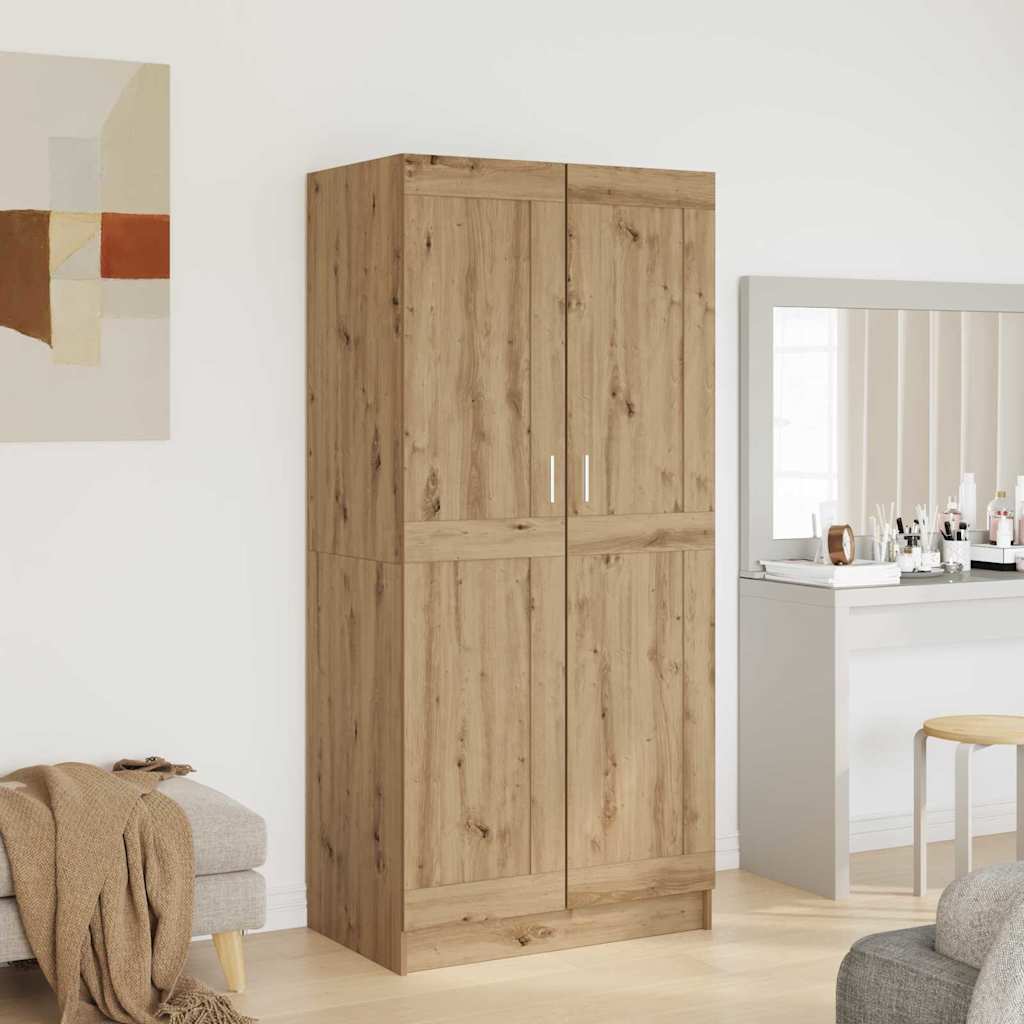 Wardrobe Artisian Oak 82.5 x 51.5 x 180 cm Engineered Wood