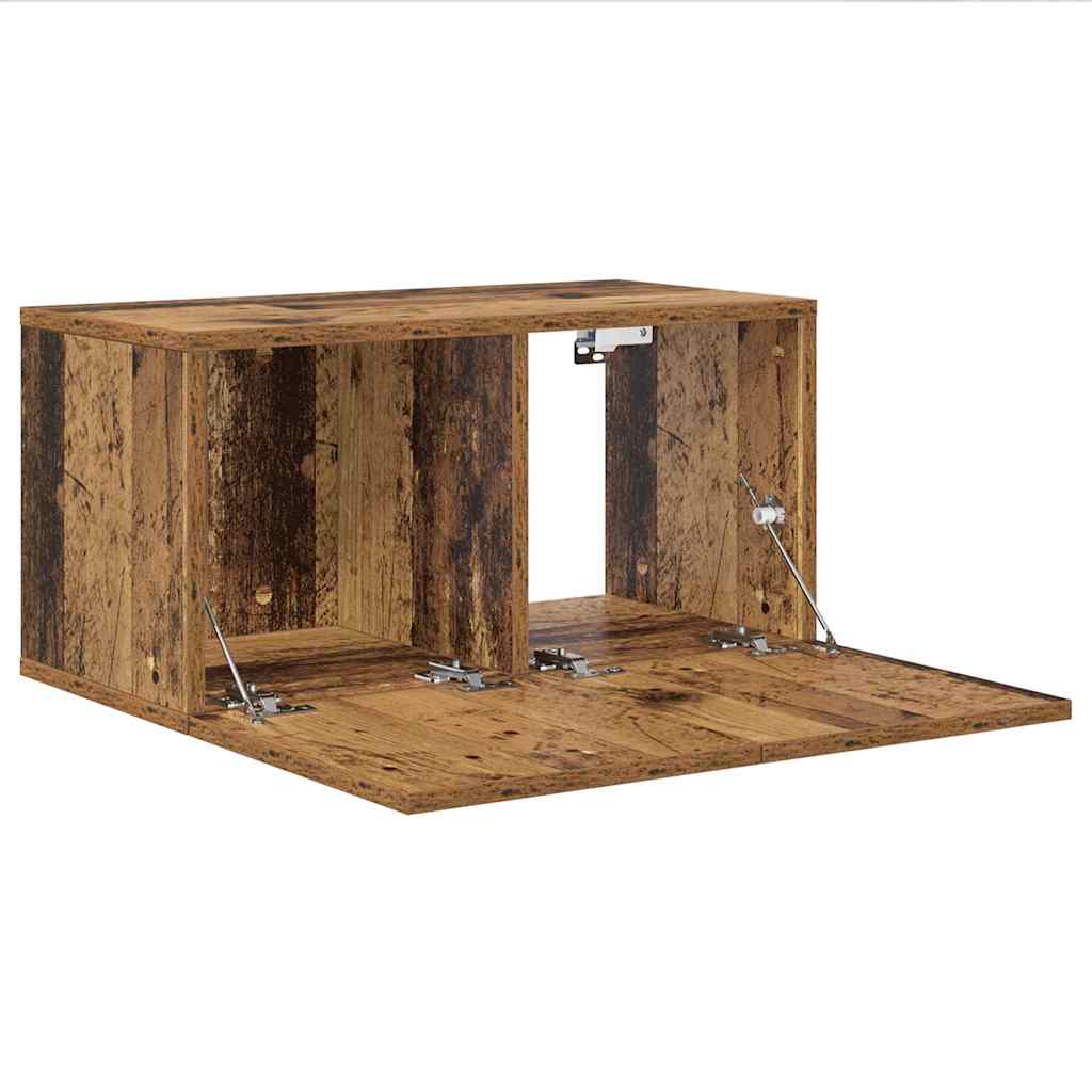 TV Cabinet Set Wall-mounted 2 pcs Multicolour 60 x 30 x 30 cm