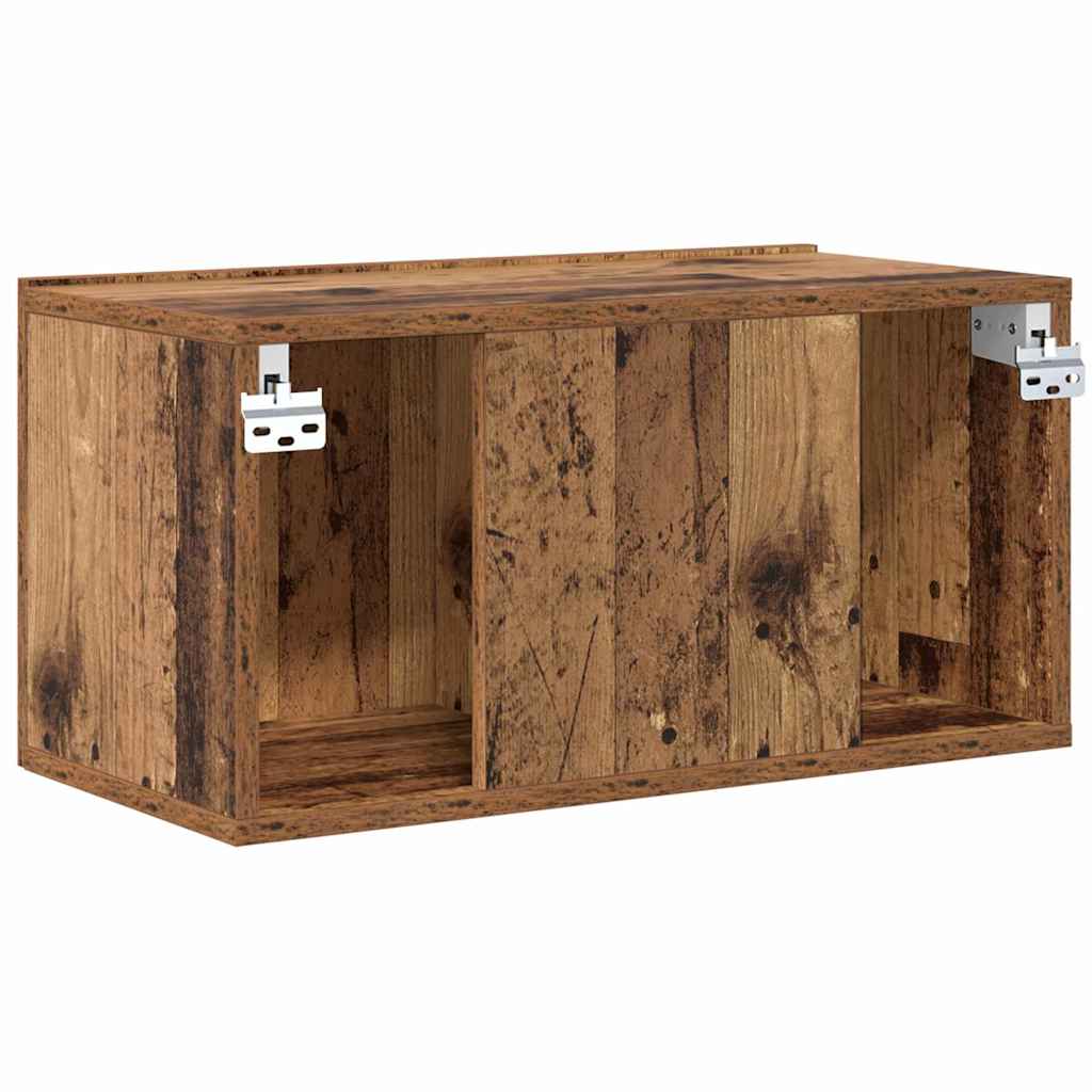 TV Cabinet Set Wall-mounted 2 pcs Multicolour 60 x 30 x 30 cm