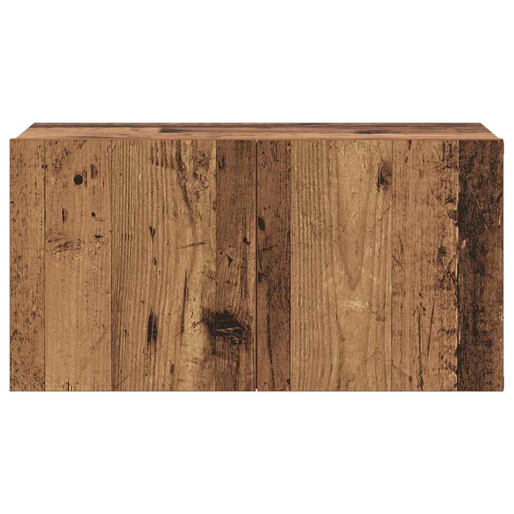 TV Cabinet Set Wall-mounted 2 pcs Multicolour 60 x 30 x 30 cm