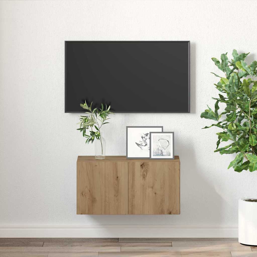 TV Cabinet Set Brown 60 x 30 x 30 cm Engineered Wood