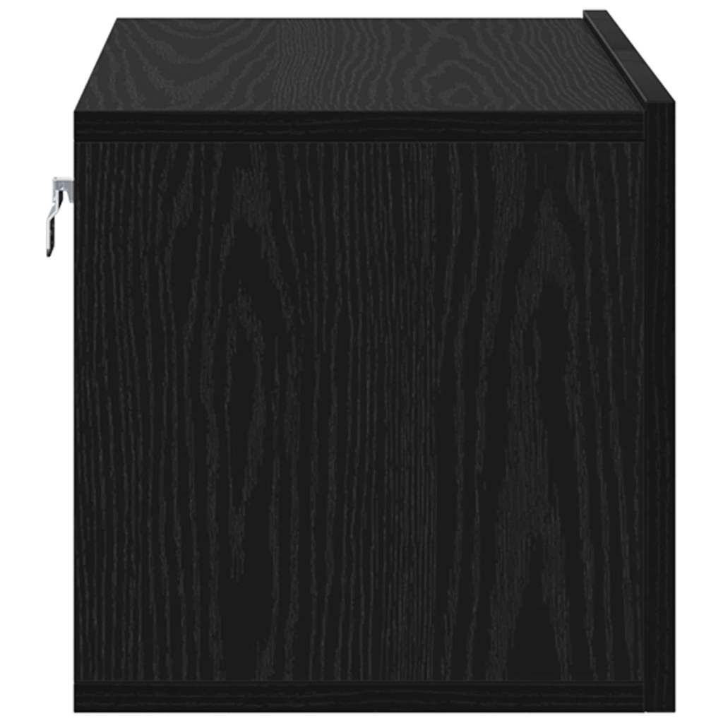 TV Cabinet Set Black 60 x 30 x 30 cm Engineered Wood