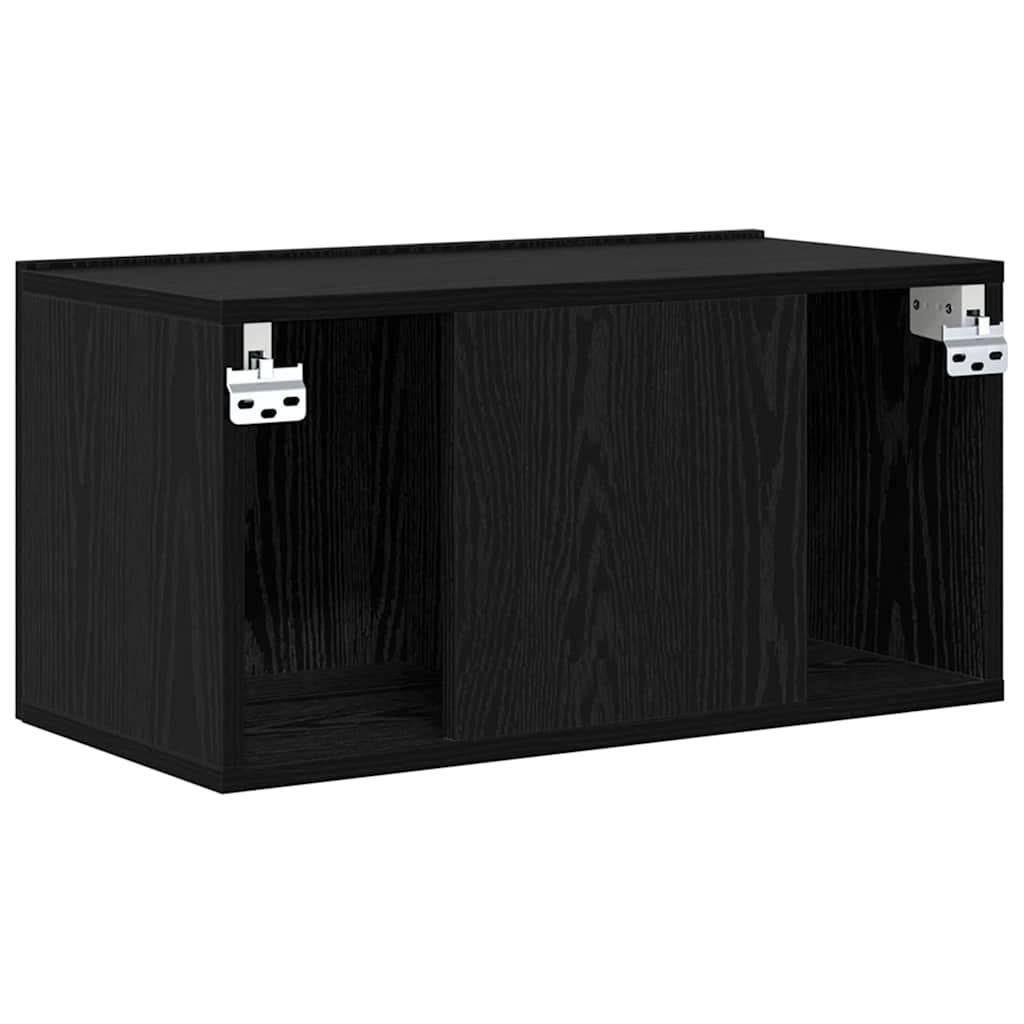TV Cabinet Set 3 pcs Black 60 x 30 x 30 cm Engineered Wood
