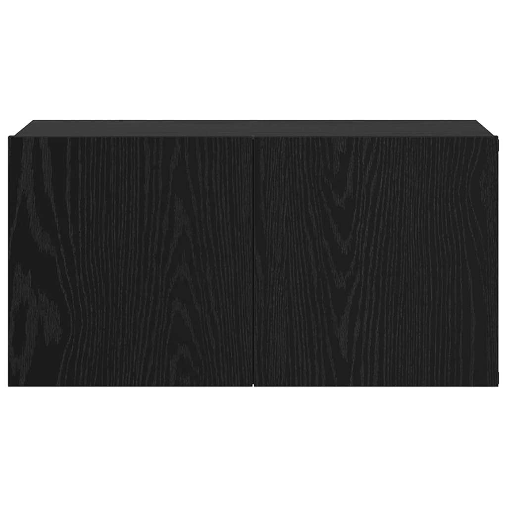 TV Cabinet Set 3 pcs Black 60 x 30 x 30 cm Engineered Wood