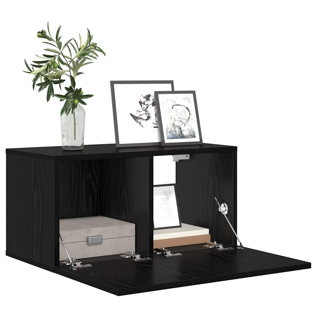 TV Cabinet Set 3 pcs Black 60 x 30 x 30 cm Engineered Wood