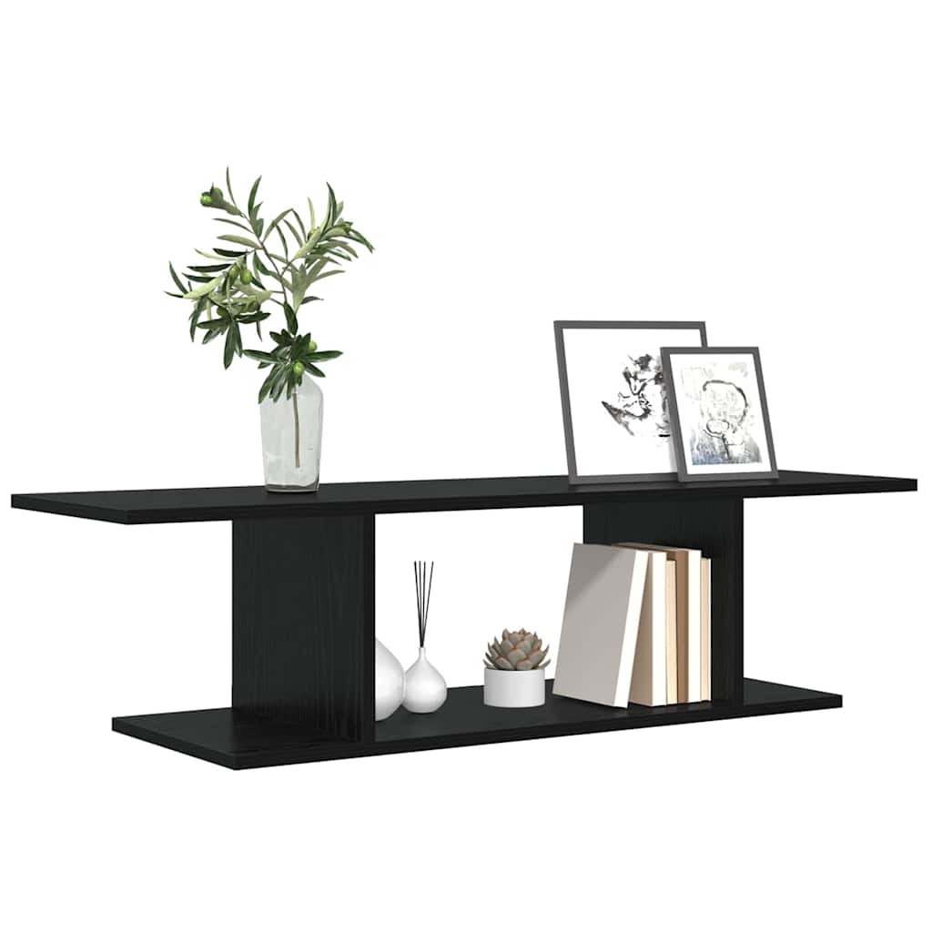 TV Cabinet Set 103 x 30 x 26.5 cm Black Engineered Wood