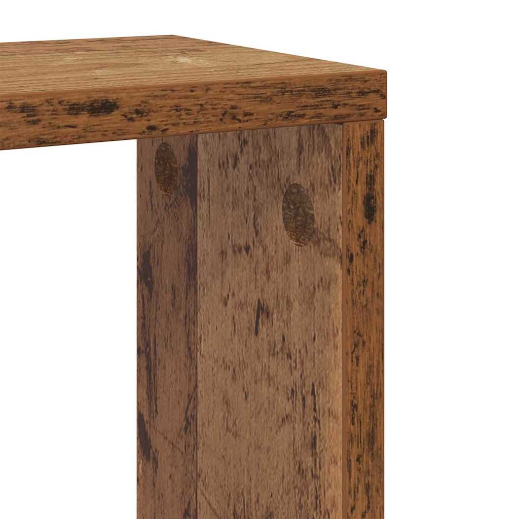 Wall Shelves with Shelf Wall-mounted Old Wood Engineered Wood