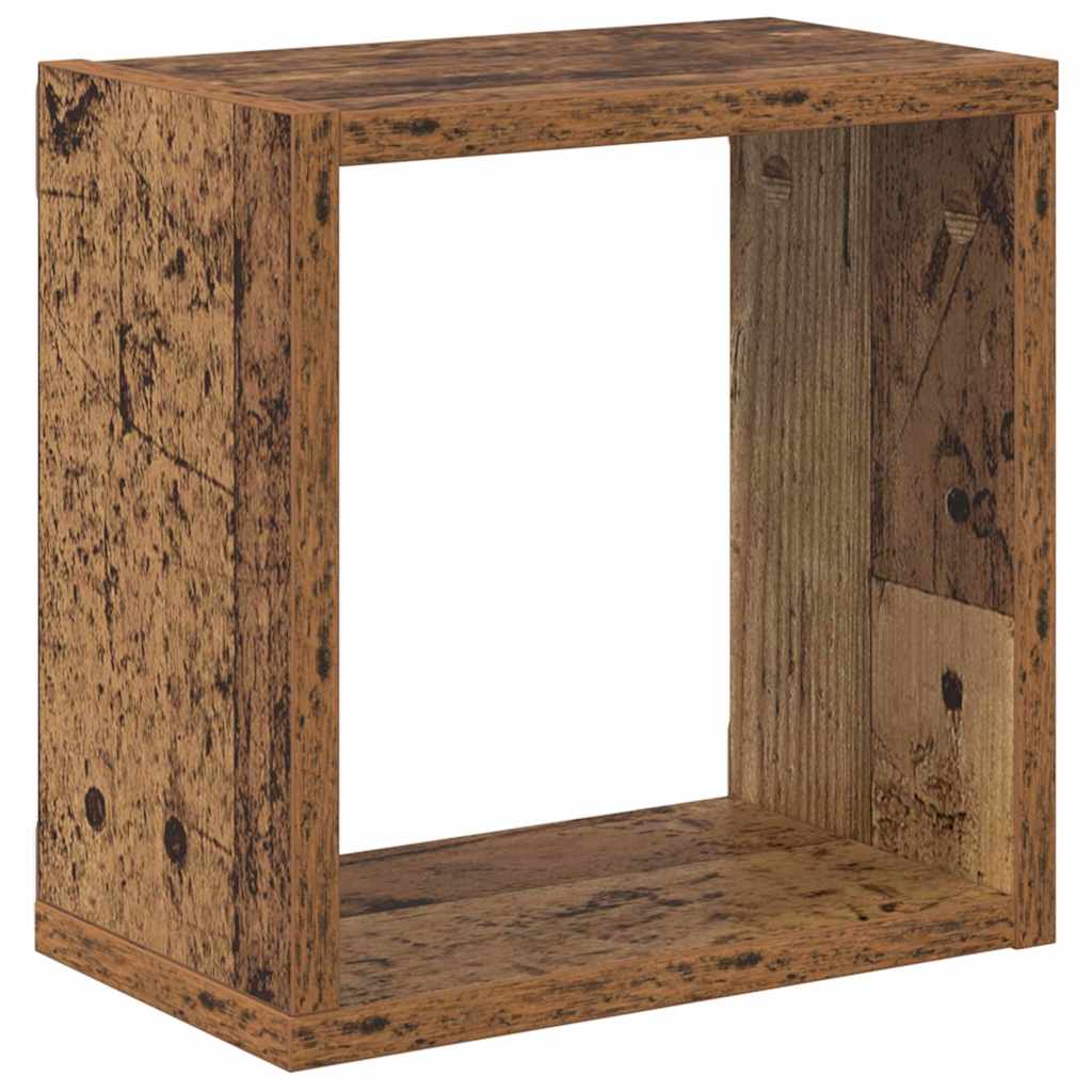 Wall Shelves with Shelf Wall-mounted Old Wood Engineered Wood