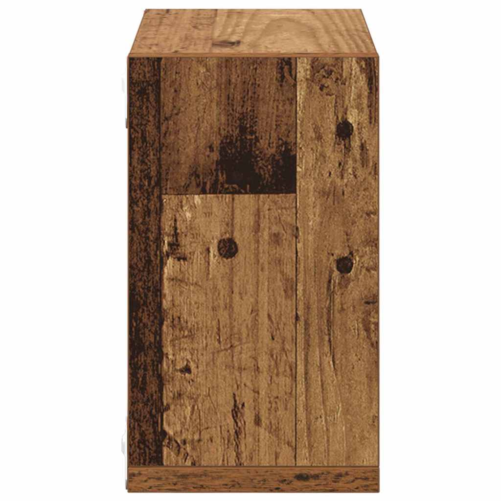 Wall Shelves with Shelf Wall-mounted Old Wood Engineered Wood