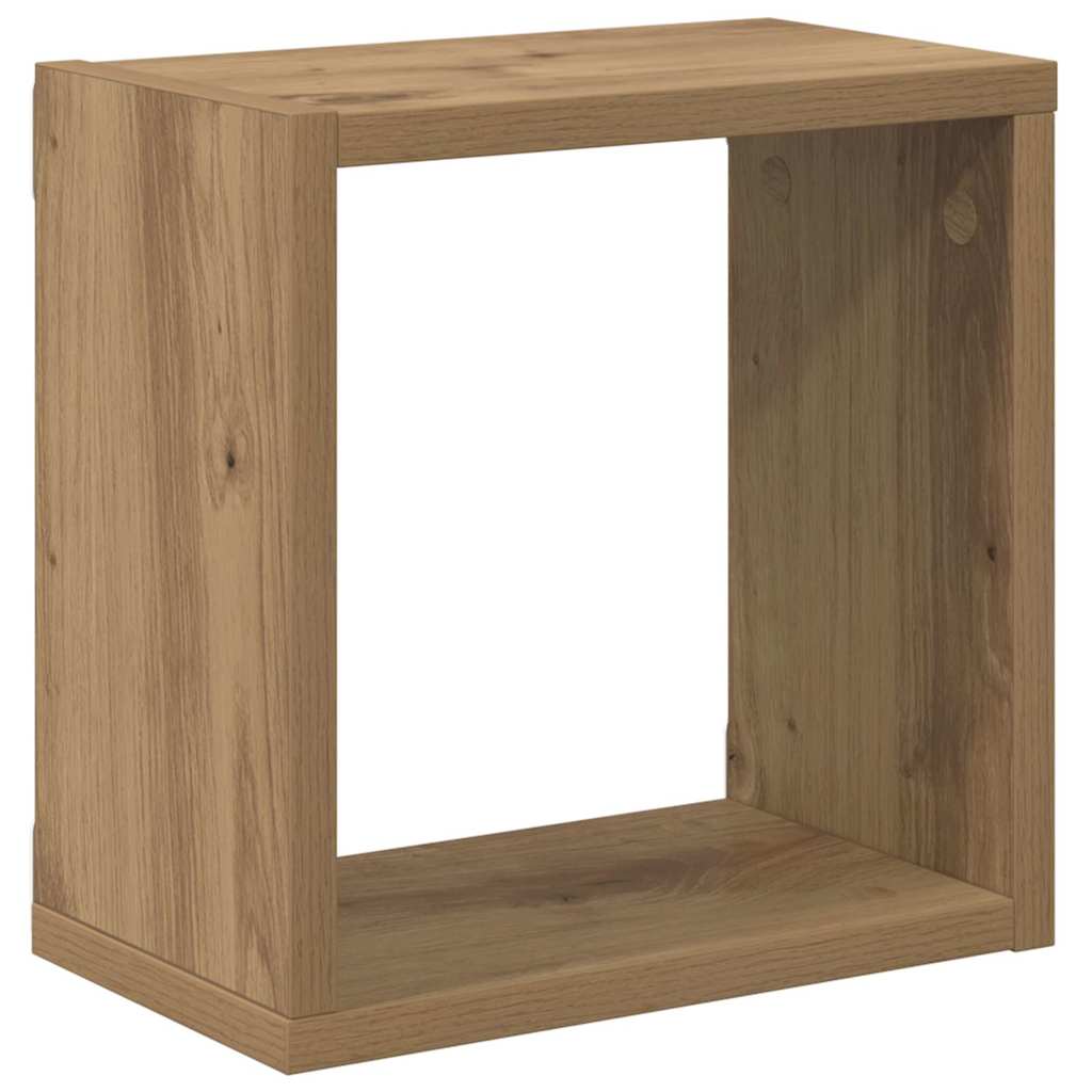 Wall Shelves 2 pcs Artisan Oak Engineered Wood