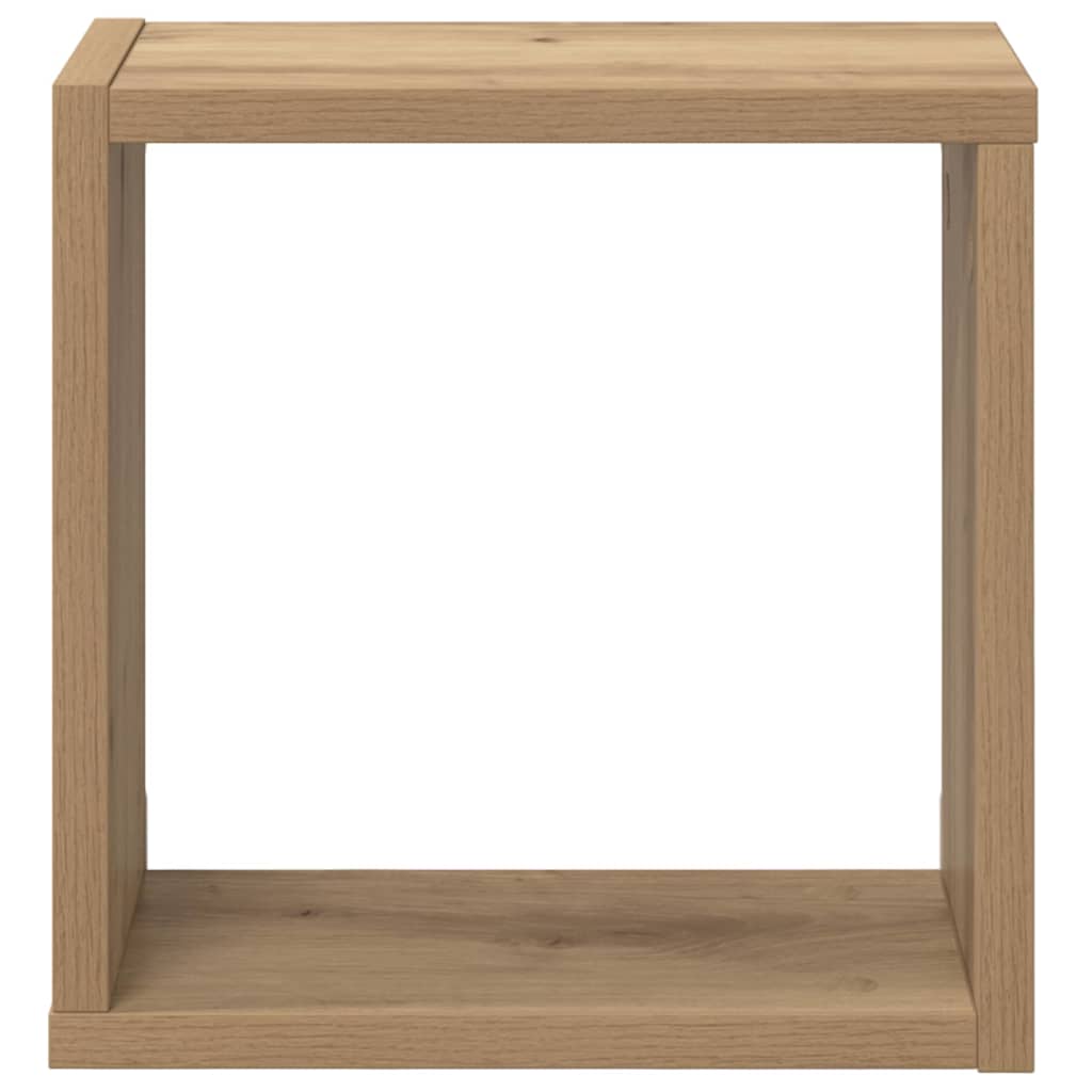 Wall Shelves 2 pcs Artisan Oak Engineered Wood