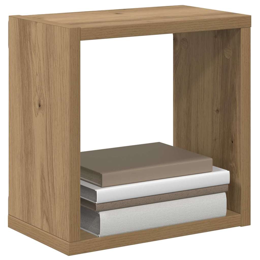 Wall Shelves 2 pcs Artisan Oak Engineered Wood