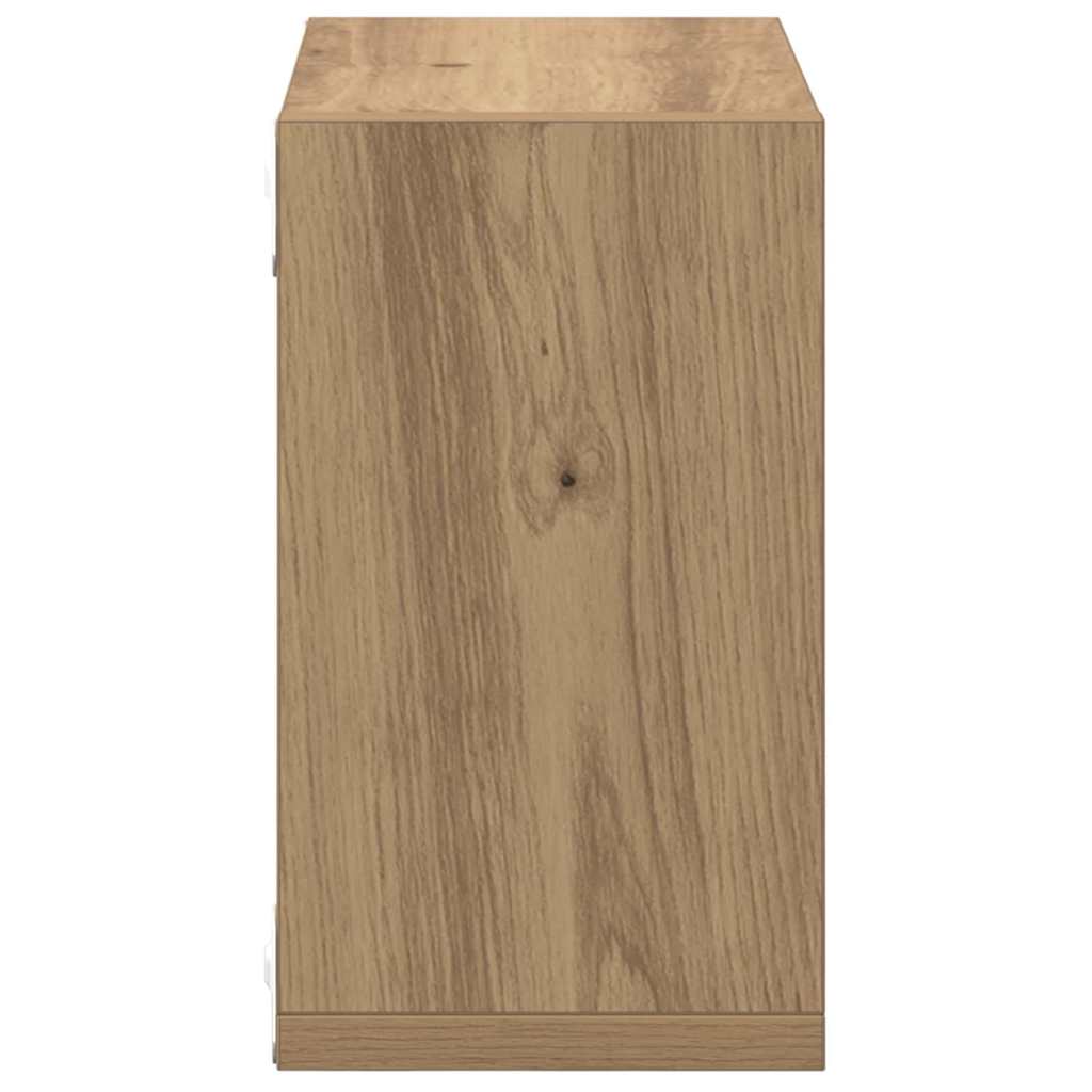 Wall Shelves 2 pcs Artisan Oak Engineered Wood