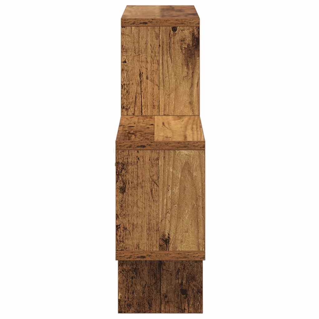 Wall Shelf with Shelf Old wood 82 x 15 x 51 cm Engineered wood