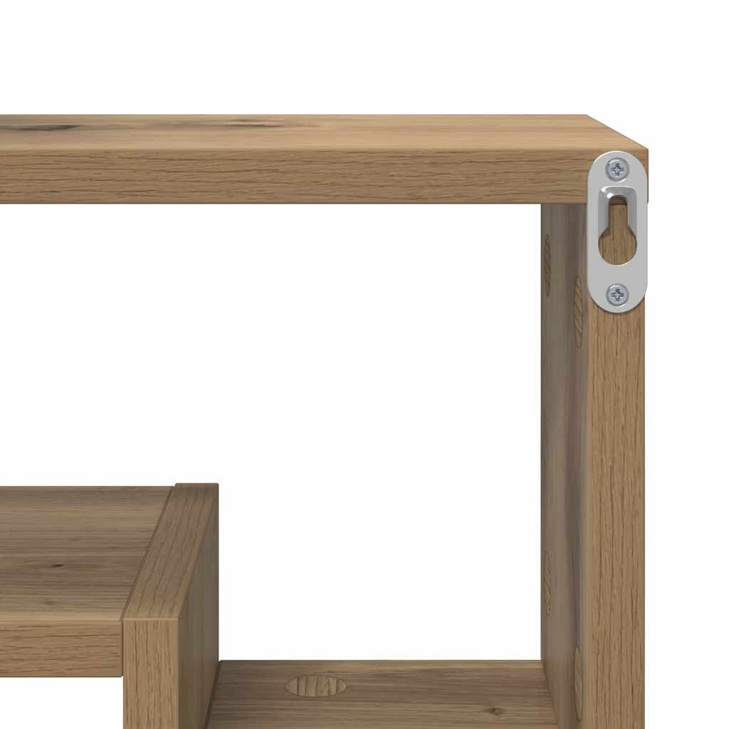 Wall Shelf Artisan oak 82 x 15 x 51 cm Engineered wood