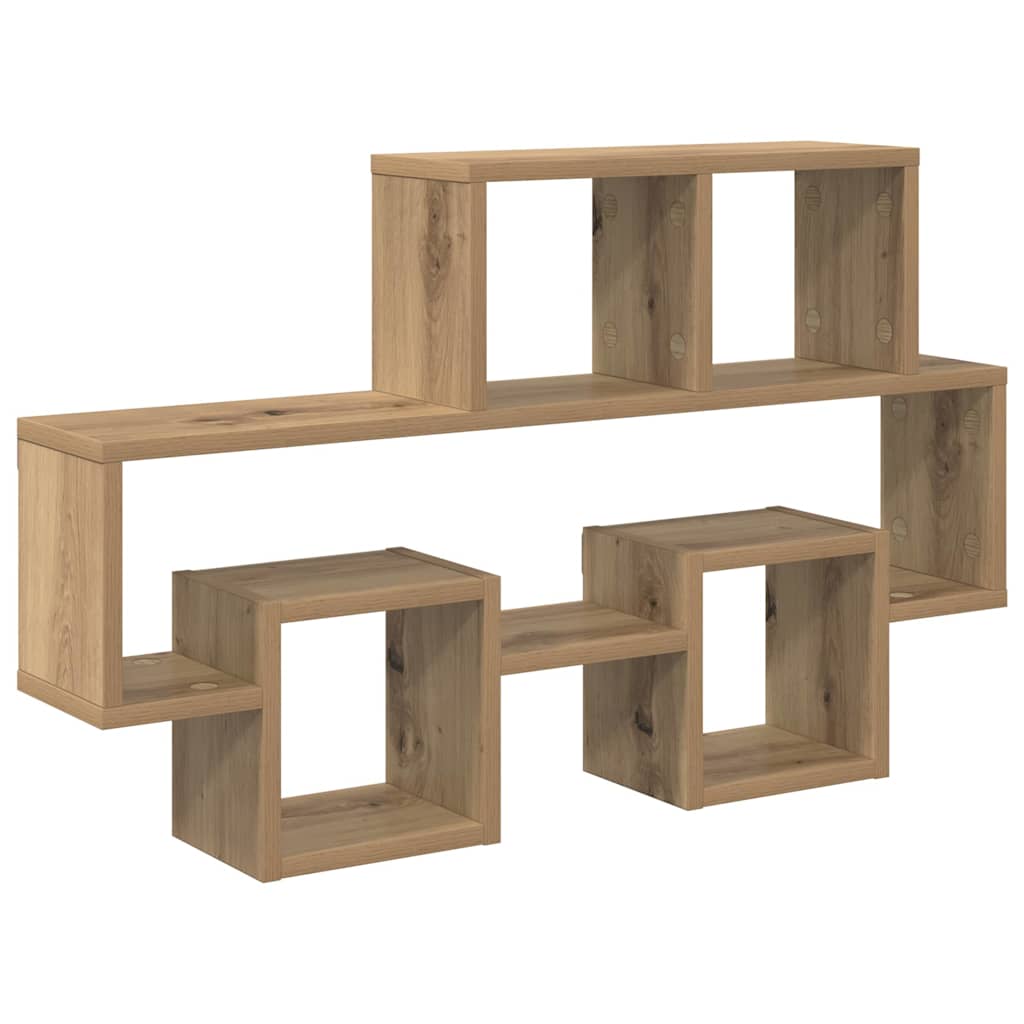 Wall Shelf Artisan oak 82 x 15 x 51 cm Engineered wood