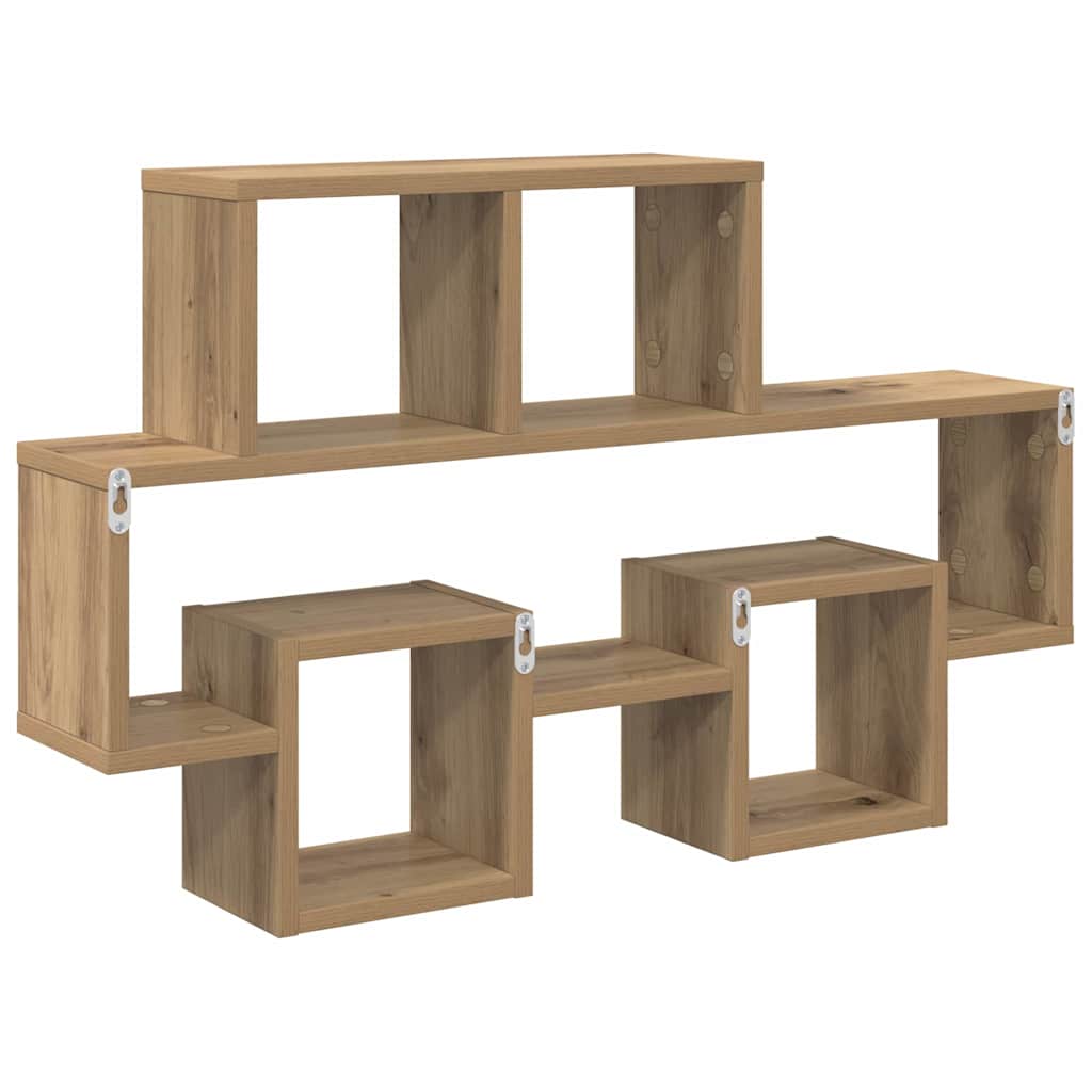 Wall Shelf Artisan oak 82 x 15 x 51 cm Engineered wood