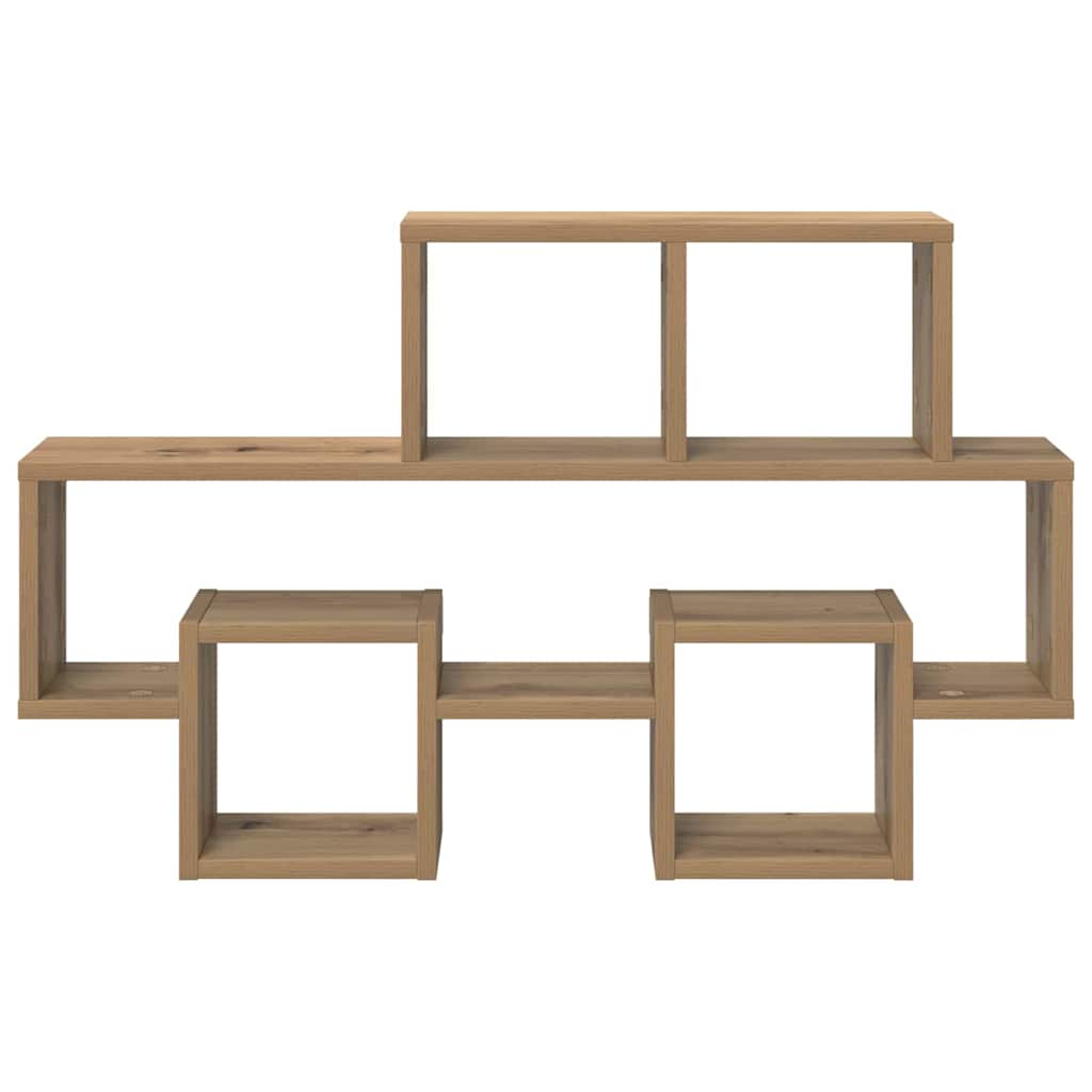 Wall Shelf Artisan oak 82 x 15 x 51 cm Engineered wood
